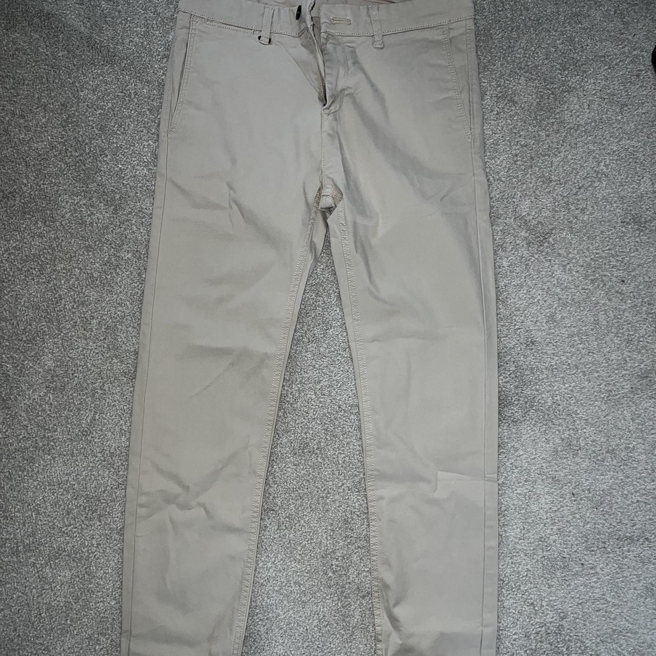 Sand Pleated Trousers