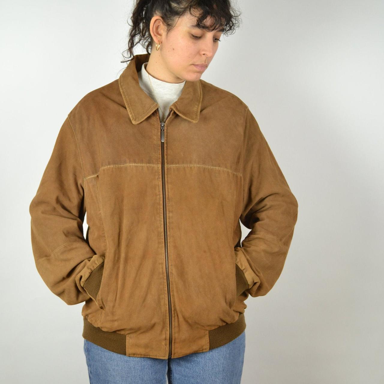 Black Leather Bomber