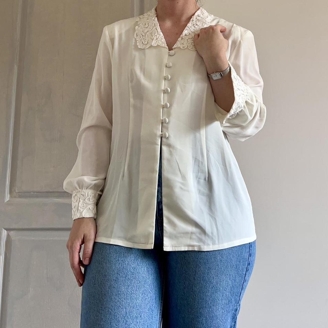 Satin Tie Blouse