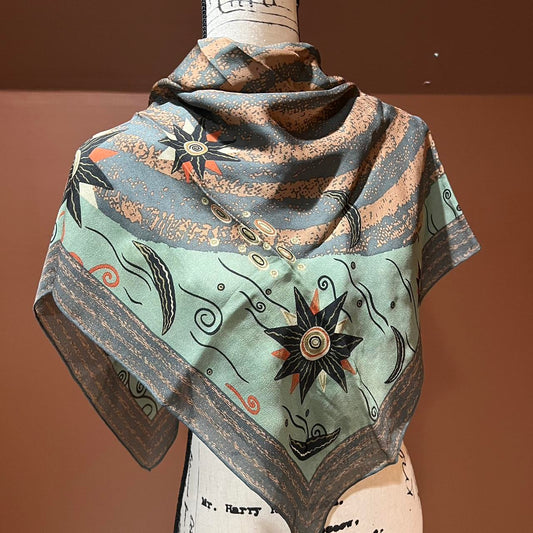 Moss Knit Scarf