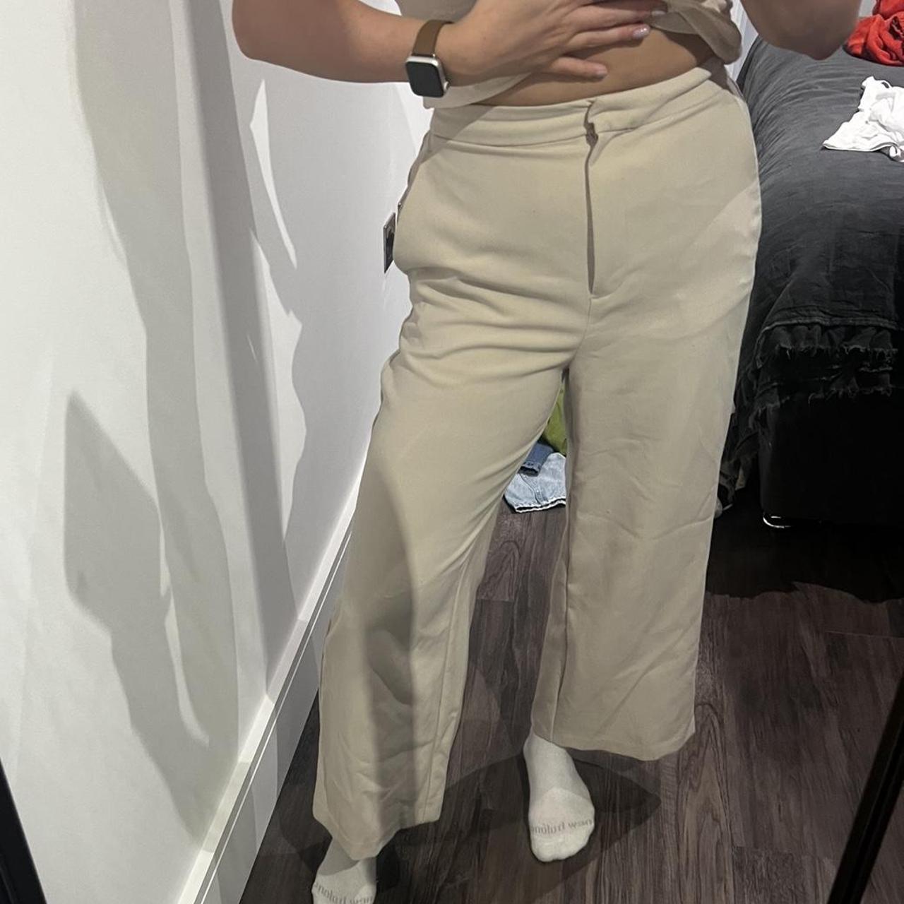 Charcoal Straight Leg Trousers
